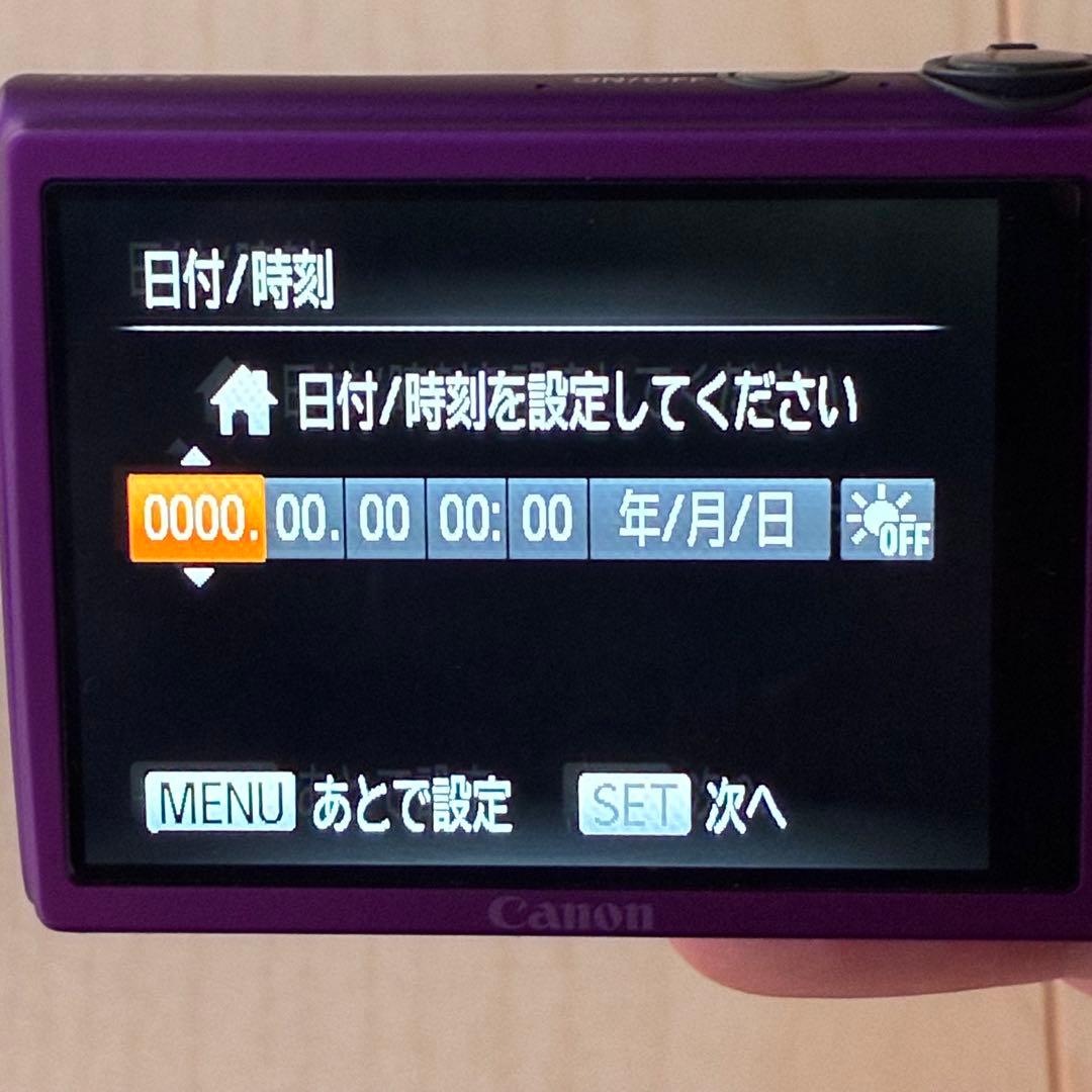 Canon IXY 600F パープル 本体と付属品セット