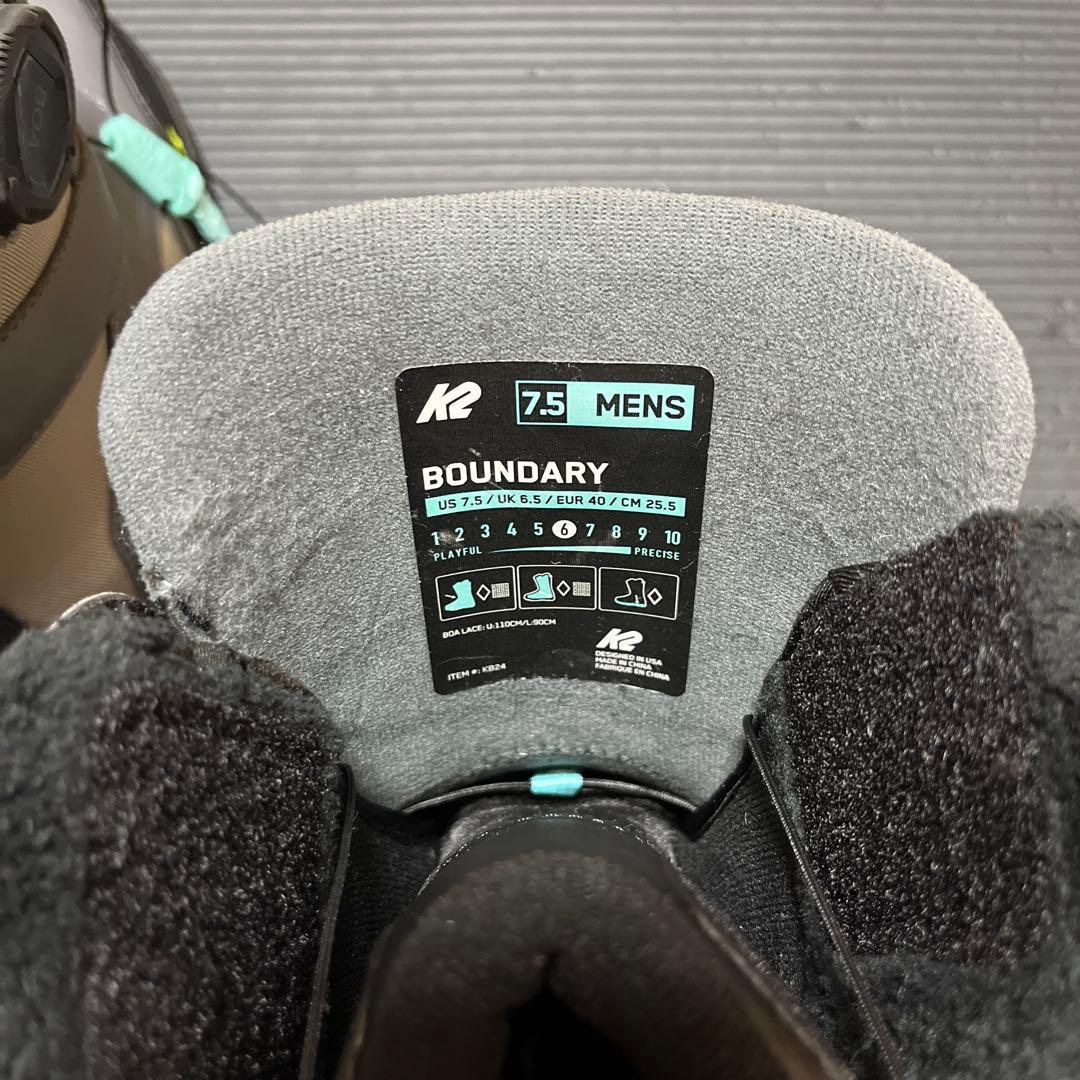 スノーボードブーツ 25年式 K2 BOUNDARY BOA 修理キット、保証付