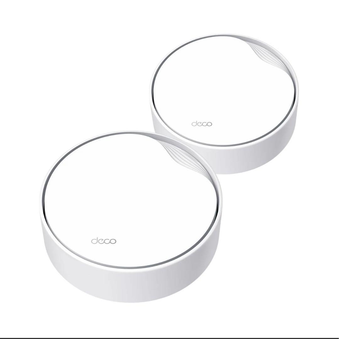 美品 TP-Link Deco X50PoE Wi-Fi6 ルーター 2Pack
