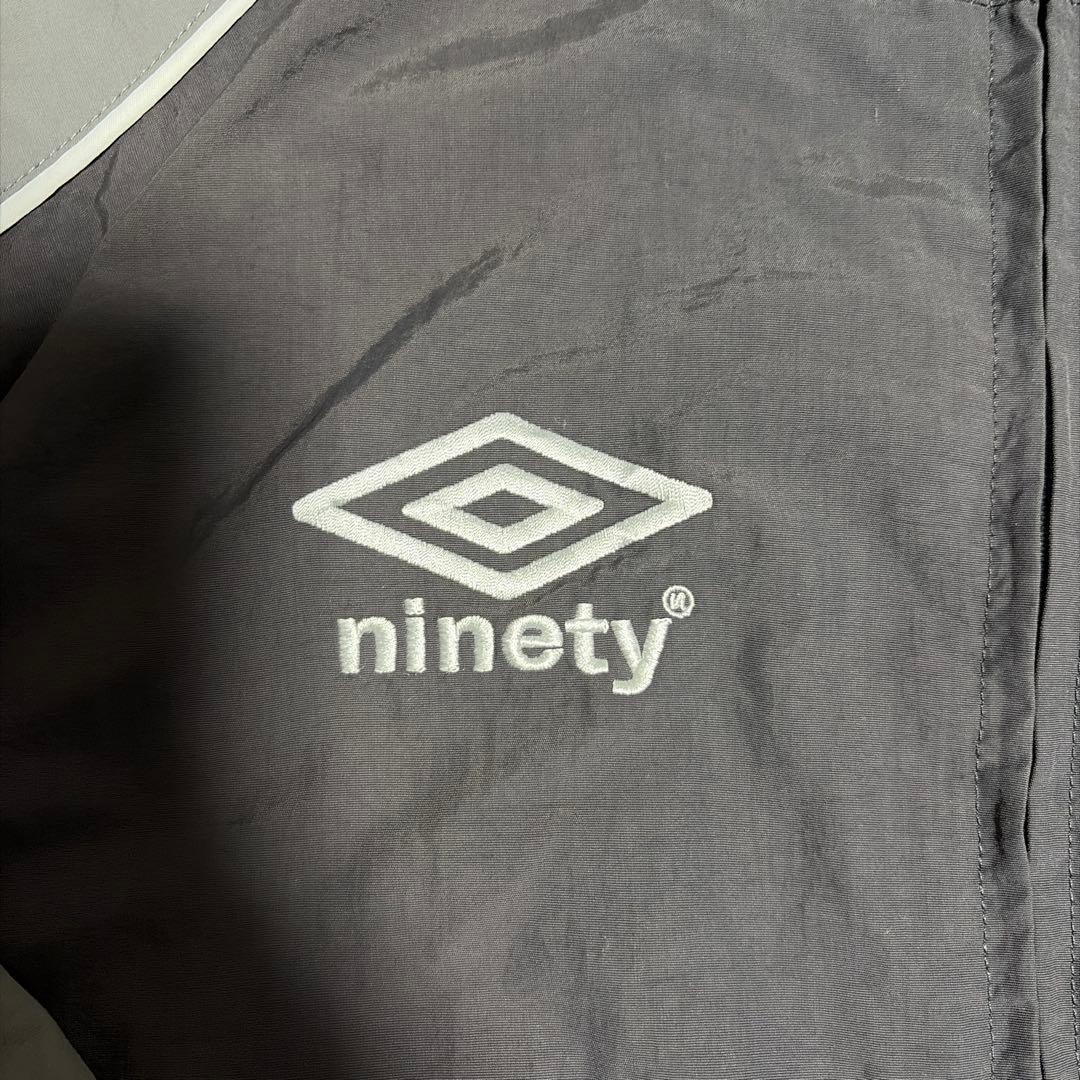 9090✖︎umbro ナイロンジャケット グレー/ブラック