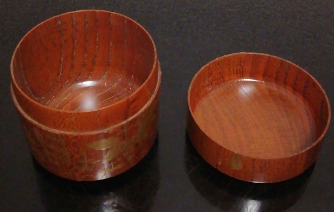 荒井正春作　欅　吹雪　春ノ野　蒔絵　棗　共箱　茶道具