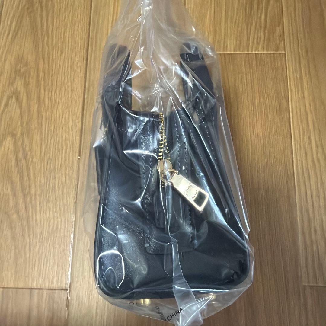 COACH ミニハンドバッグ グレー/ブラック