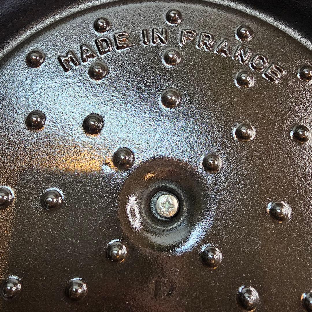 STAUB ストウブ ラ・ココット 22CM 鉄物 両手鍋 グレー