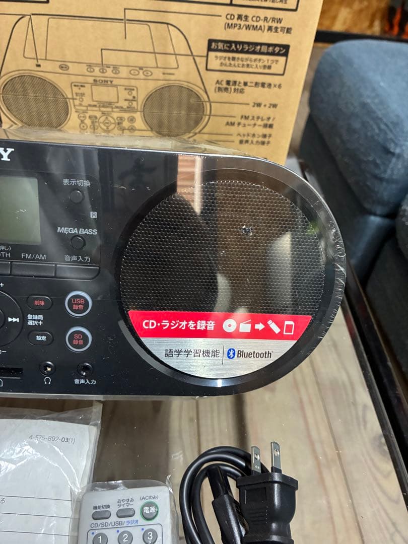 SONY ZS-RS80BT SDカード/USB/CD/ラジオ搭載オーディオ