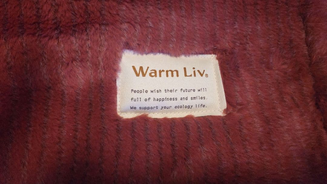 昭和西川　富士山溶岩熱毛布　赤