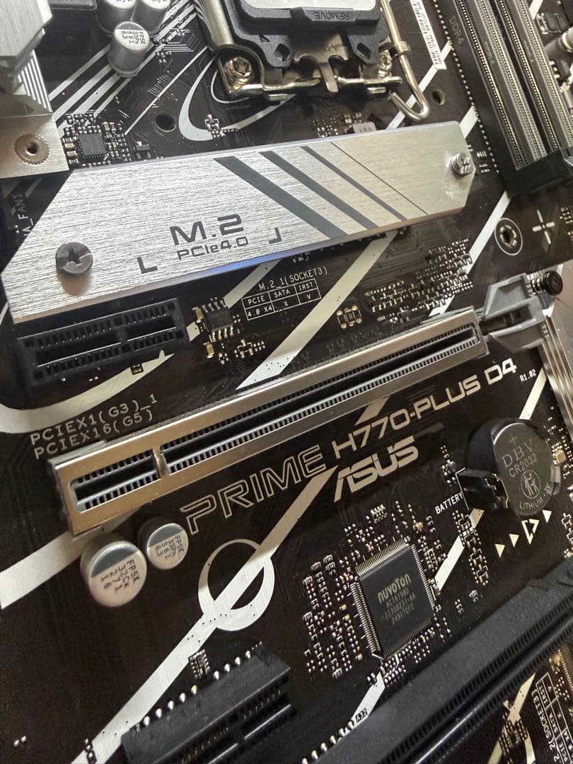 PRIME H770-PLUS D4 マザーボード　写真追加