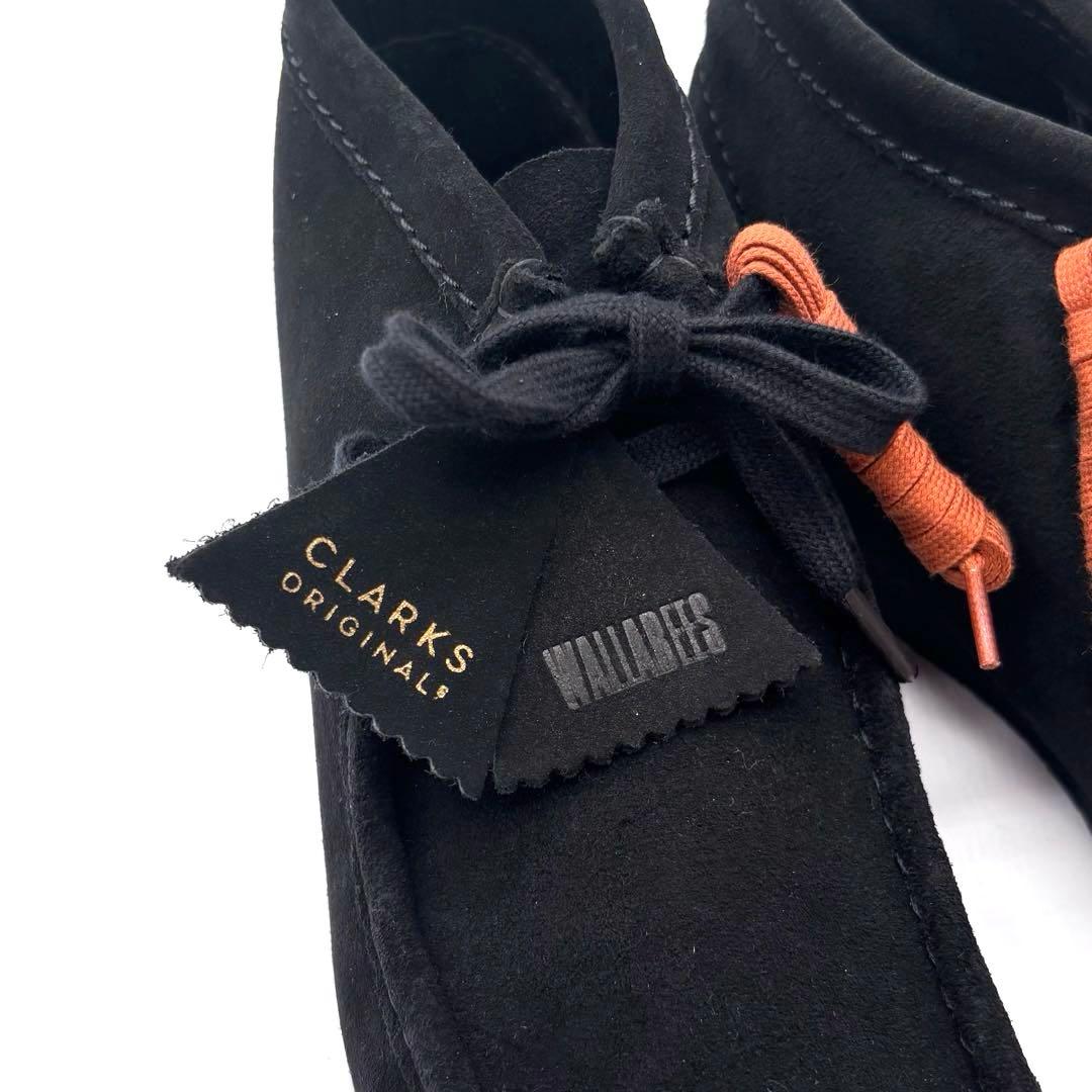 ✨新品✨クラークス　ワラビー　スエード　ブラック　27.5cm　替え紐　箱付き
