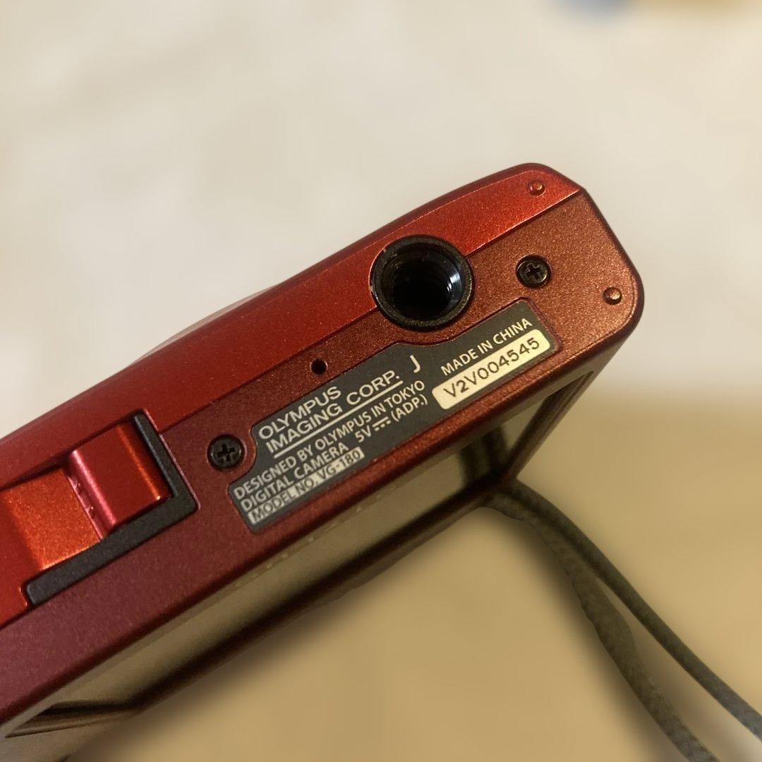 オリンパス OLYMPUS STYLUS VG-180 レッド