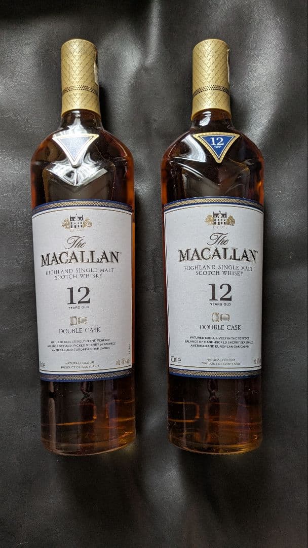 The Macallan（マッカラン）12年 Double Cask 2本