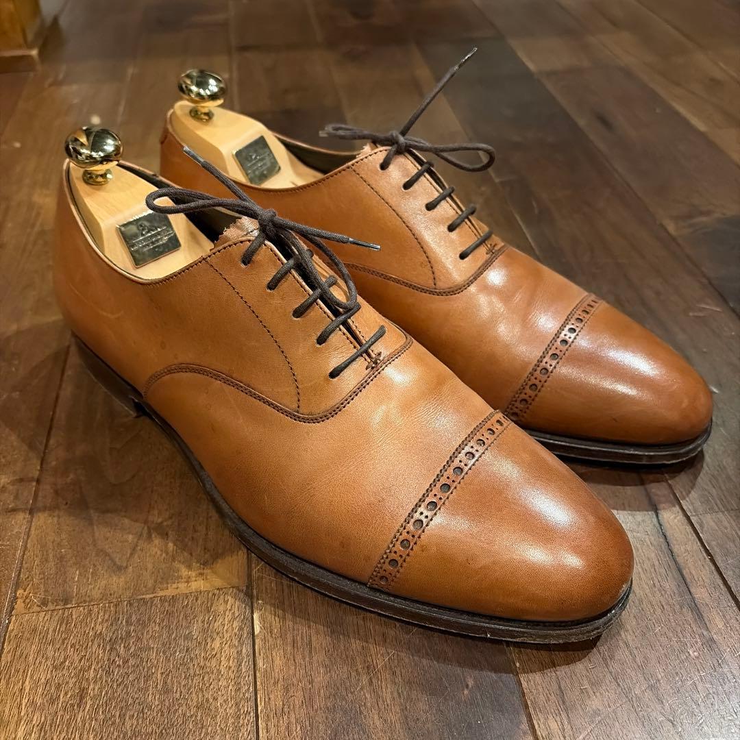 CROCKETT&JONES ARDENブラウンレザー ドレスシューズ※送料込