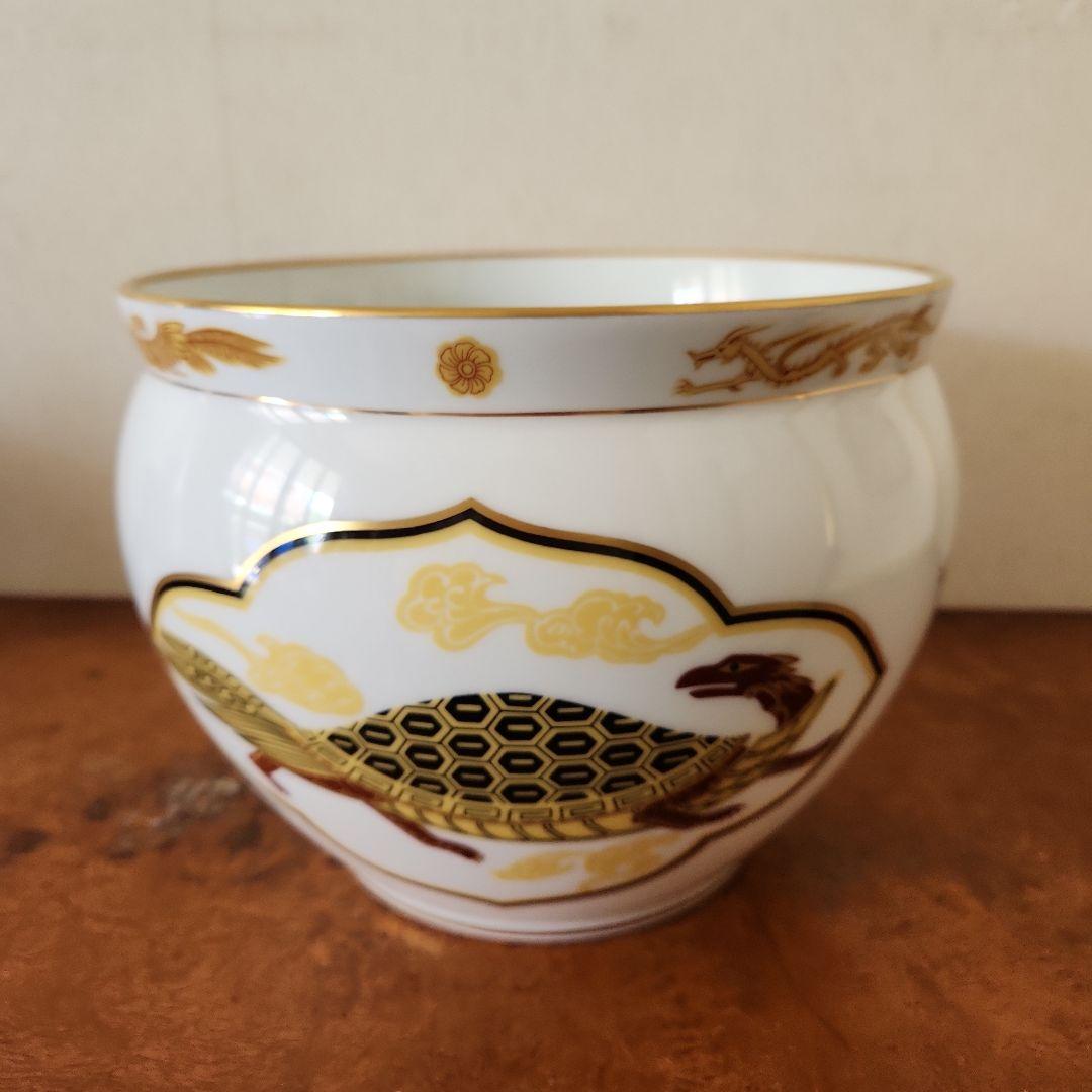 美品　大倉陶園 飾鉢　「玄武」 フランクリンポーセン