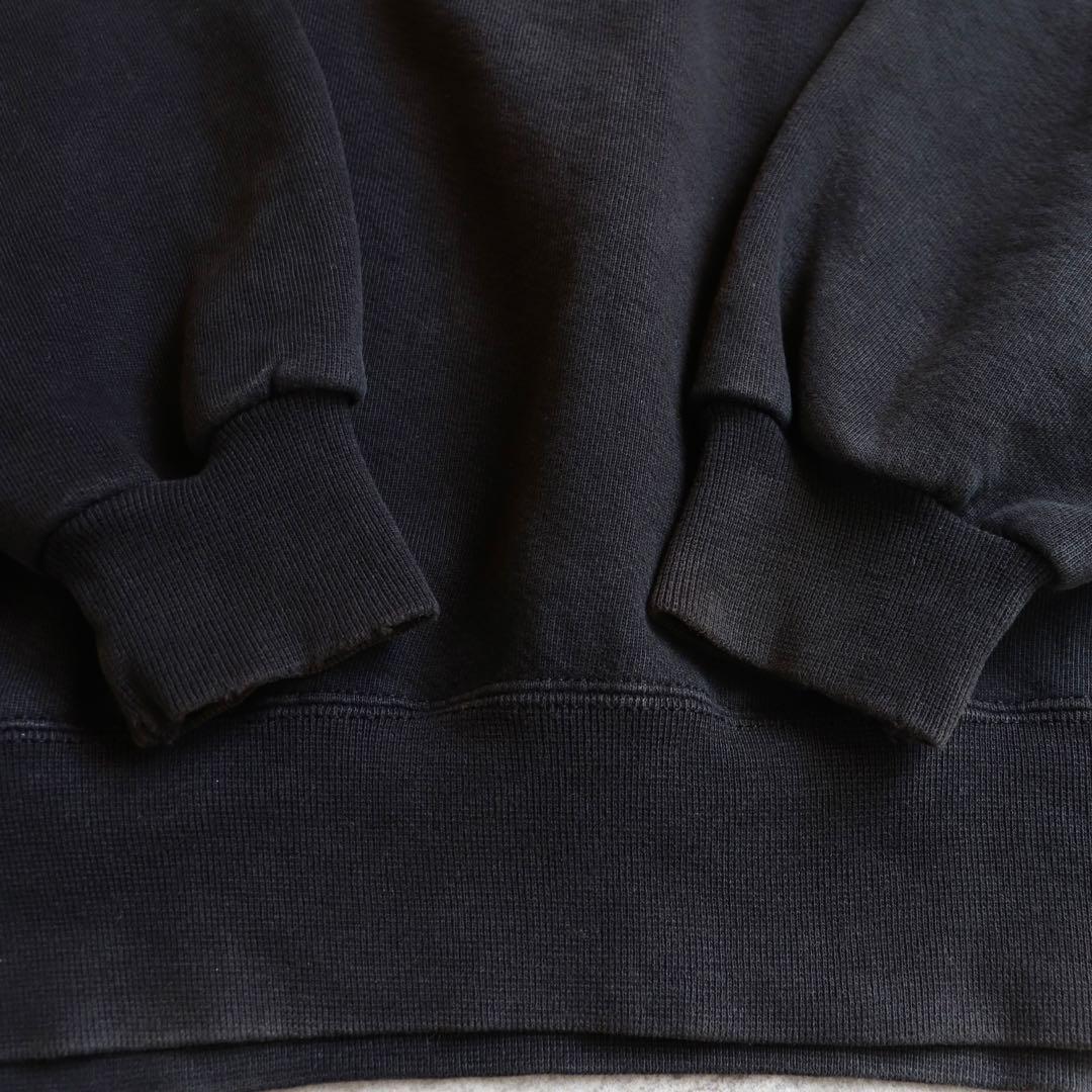 ハイコットン ブラック USA製 90s Russellラッセル スウェットXL