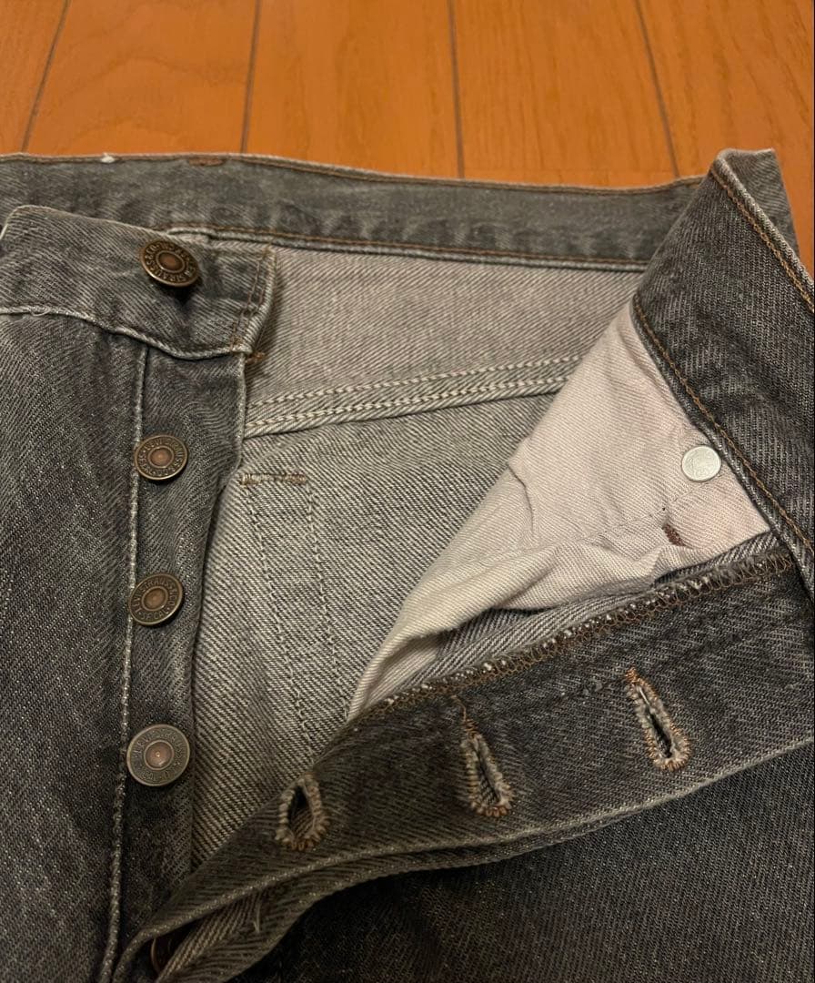 あ*ン様 90s Levi's 501 先染めブラックデニム US製 W32