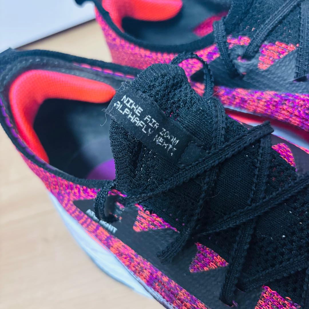 ナイキ　ランニングシューズ　アルファフライ　 初代　紫　大きいサイズ　28.5