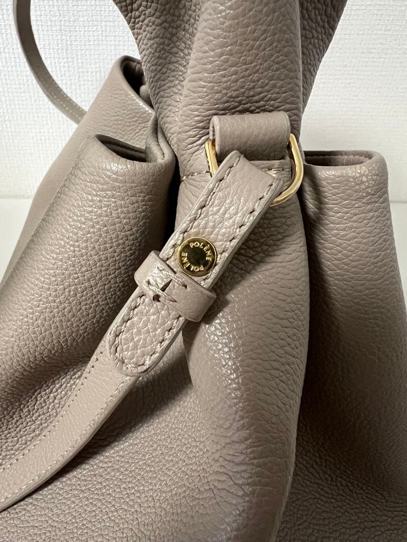 POLÈNE ショルダーバッグ グレー 保存袋付き
