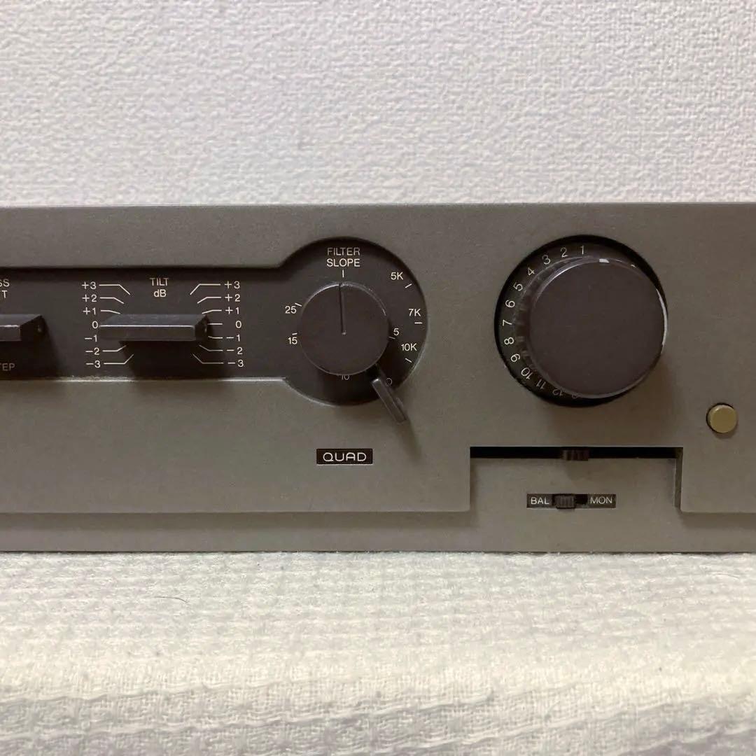 英国 名作 QUAD44プリアンプ後期型 アナログ盤好きな方にオススメCD入力有