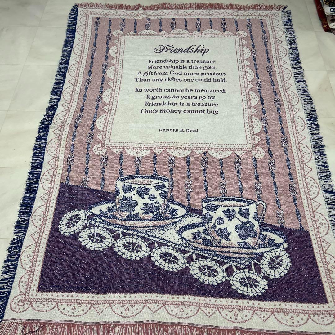 友情　マルチカバー　ソファカバー　ヴィンテージラグ　176x120