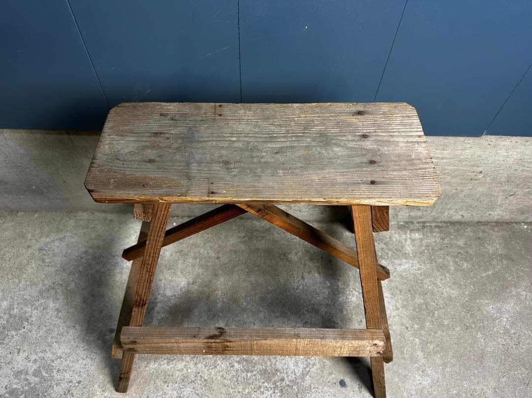 ジャパンヴィンテージ スツール ベンチ 脚立 ウッドラダー チェア 椅子 イス
