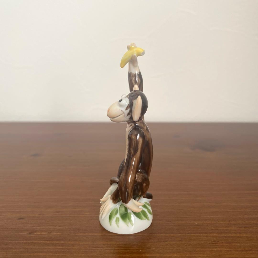 〈欠けあり〉Meissen マイセン 干支シリーズ 申 さる フィギュリン