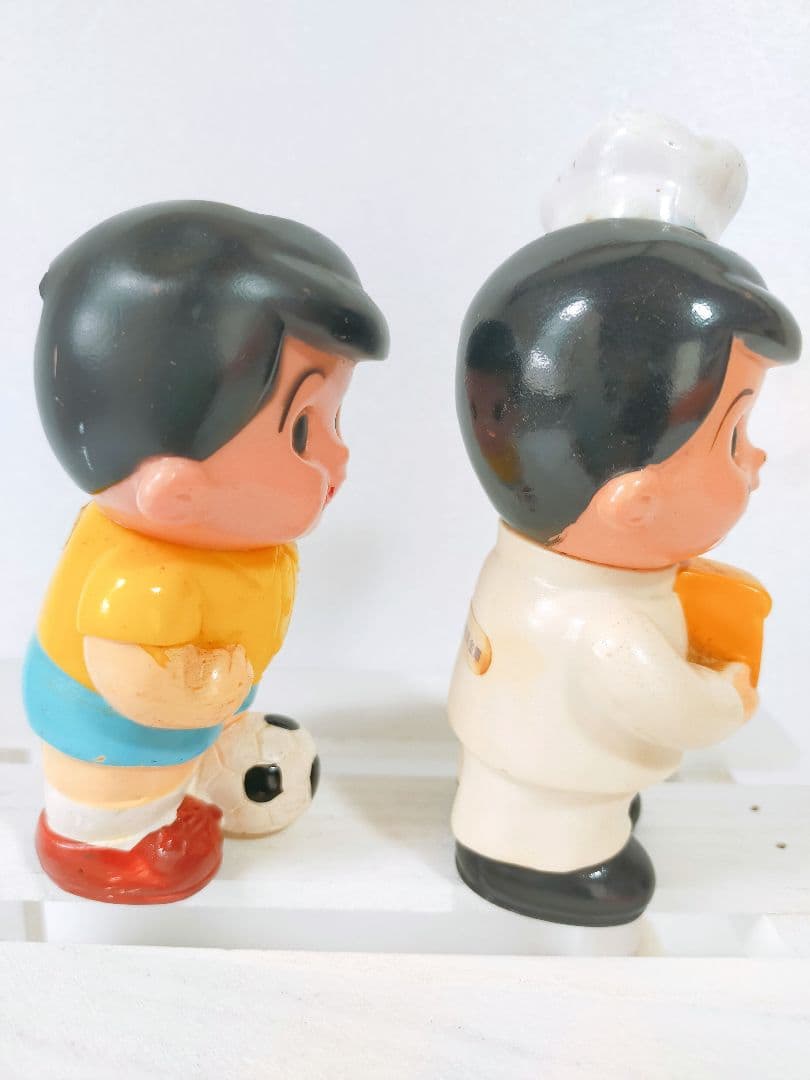 【希少】信用金庫 ソフビ 貯金箱　昭和レトロ／激レア　9個セット