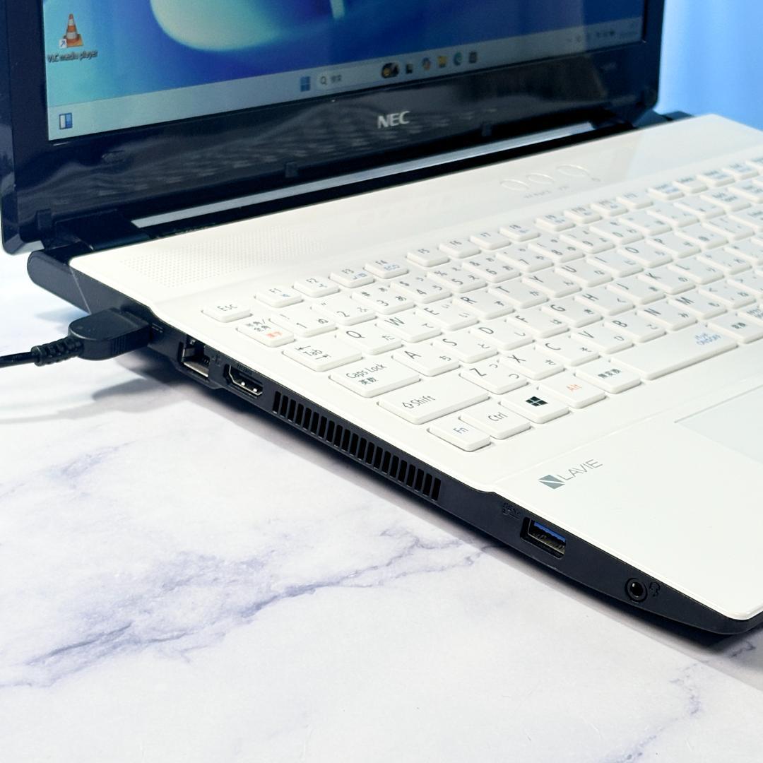 美品ホワイト・Corei7・16GB・SSD・FHD・NEC・ノートパソコン