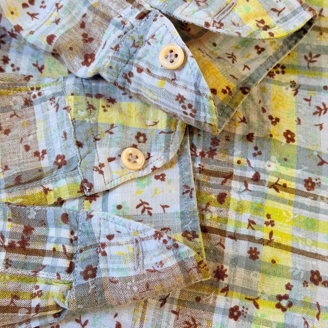 45R フォーティファイブアール 麻100％ シャツ 長袖 美品