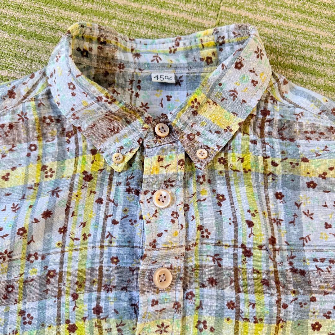 45R フォーティファイブアール 麻100％ シャツ 長袖 美品