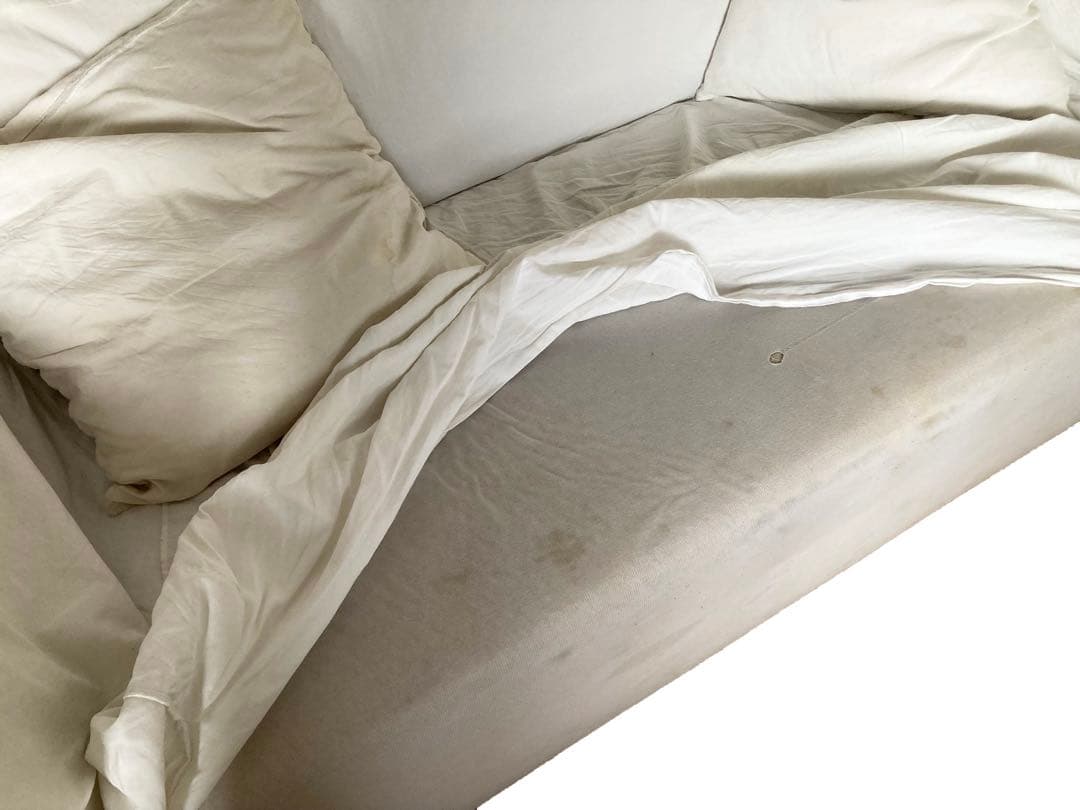 GERVASONI GHOST SOFA 10 LINO BIANCO ソファ