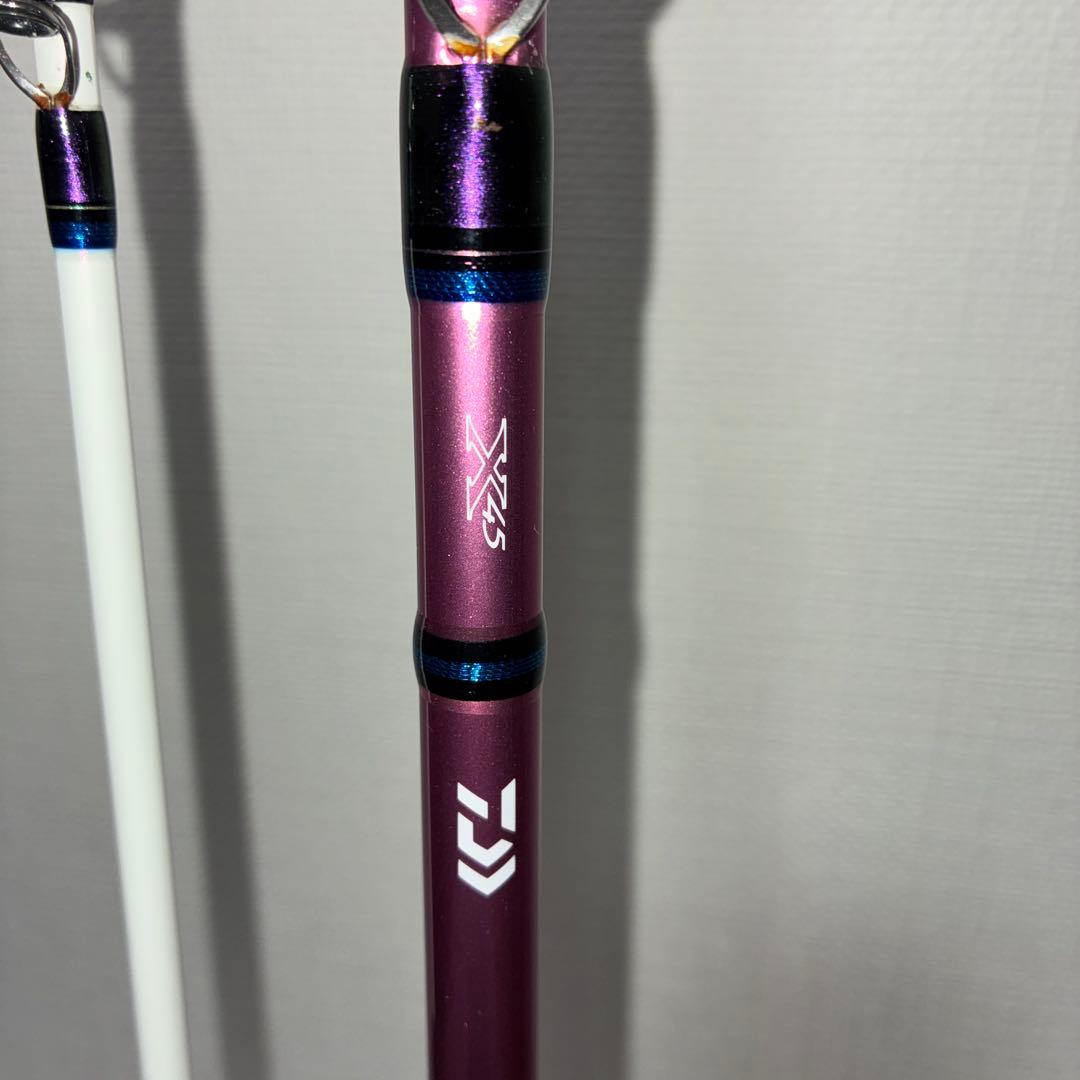 XRS 船竿 ホワイト・パープルグラデーション 約3m