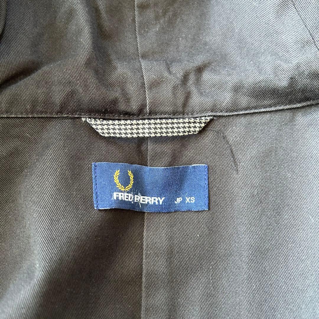 フレッドペリー モッズコート フィッシュテールパーカー XS 千鳥格子