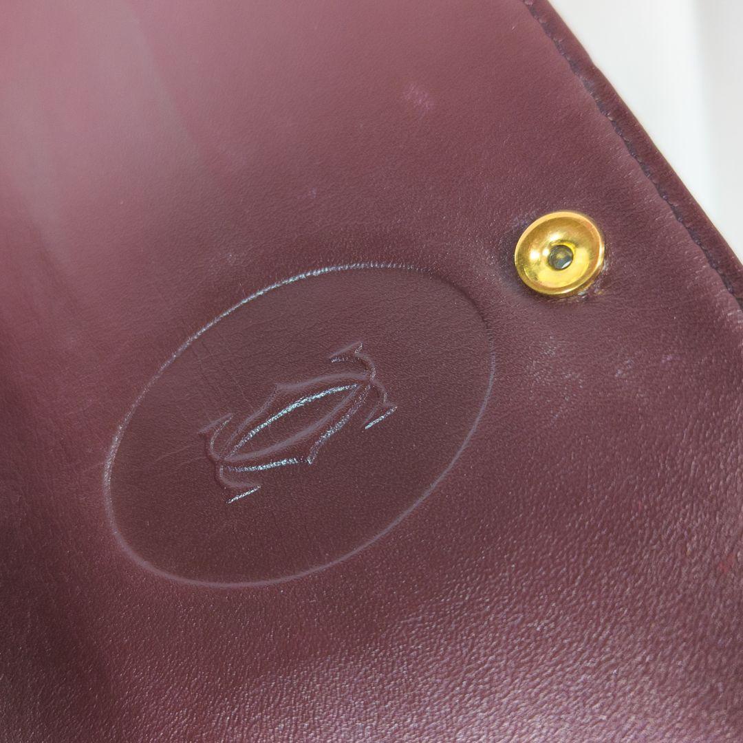 【美品】 カルティエ フラップ ショルダーバッグ Cホック 保存袋付