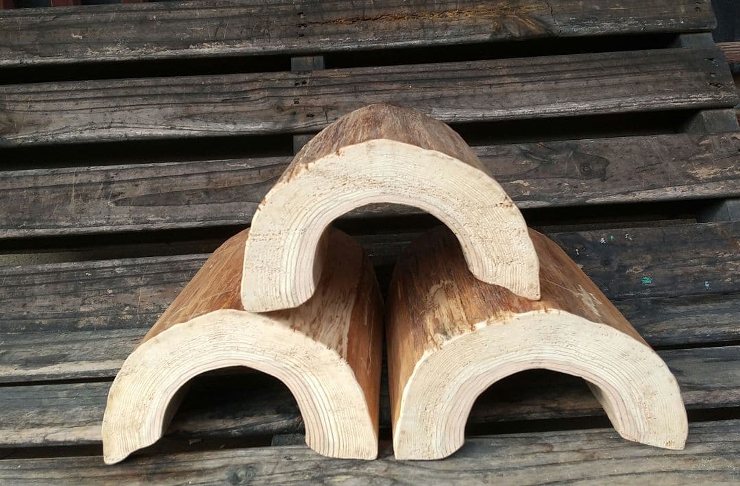 YUME 天然杉 トンネル 丸太 ロング