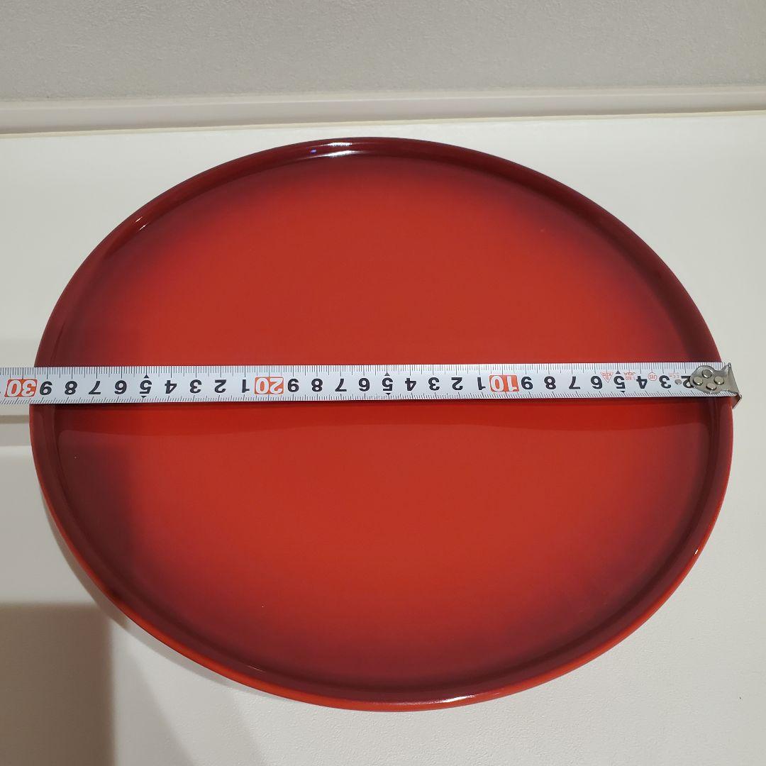 ルクルーゼ ケーキスタンド 30cm チェリーレッド 新品