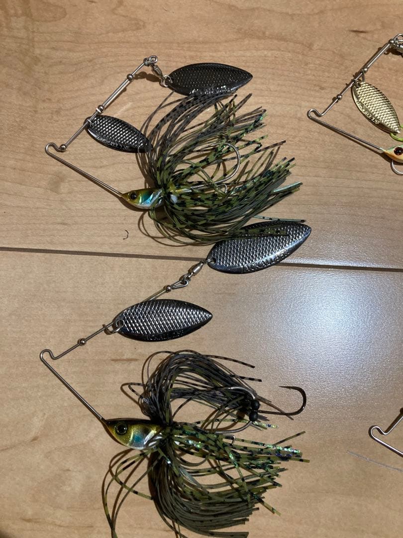 《お買い得大量セット》 スピナーベイト 21個　ジャッカル エバーグリーン