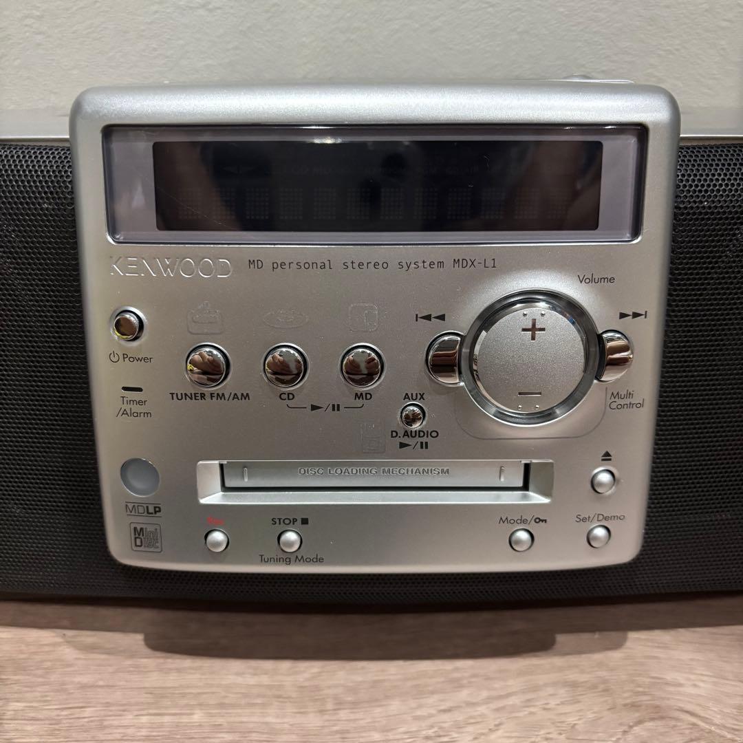 【美品】 KENWOOD MDX-L1 CD/MD/TUNER コンポ ラジカセ