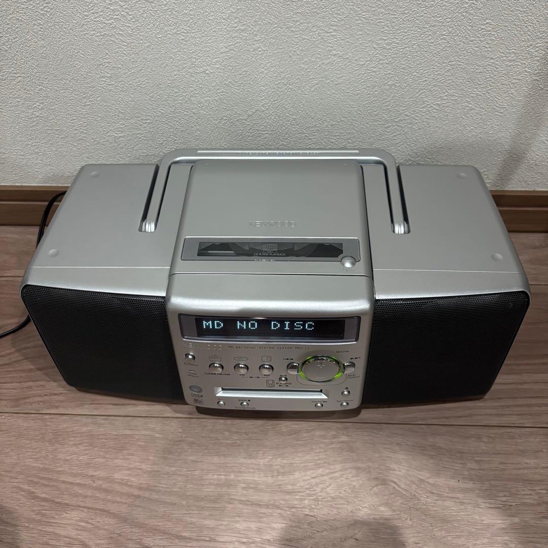 【美品】 KENWOOD MDX-L1 CD/MD/TUNER コンポ ラジカセ