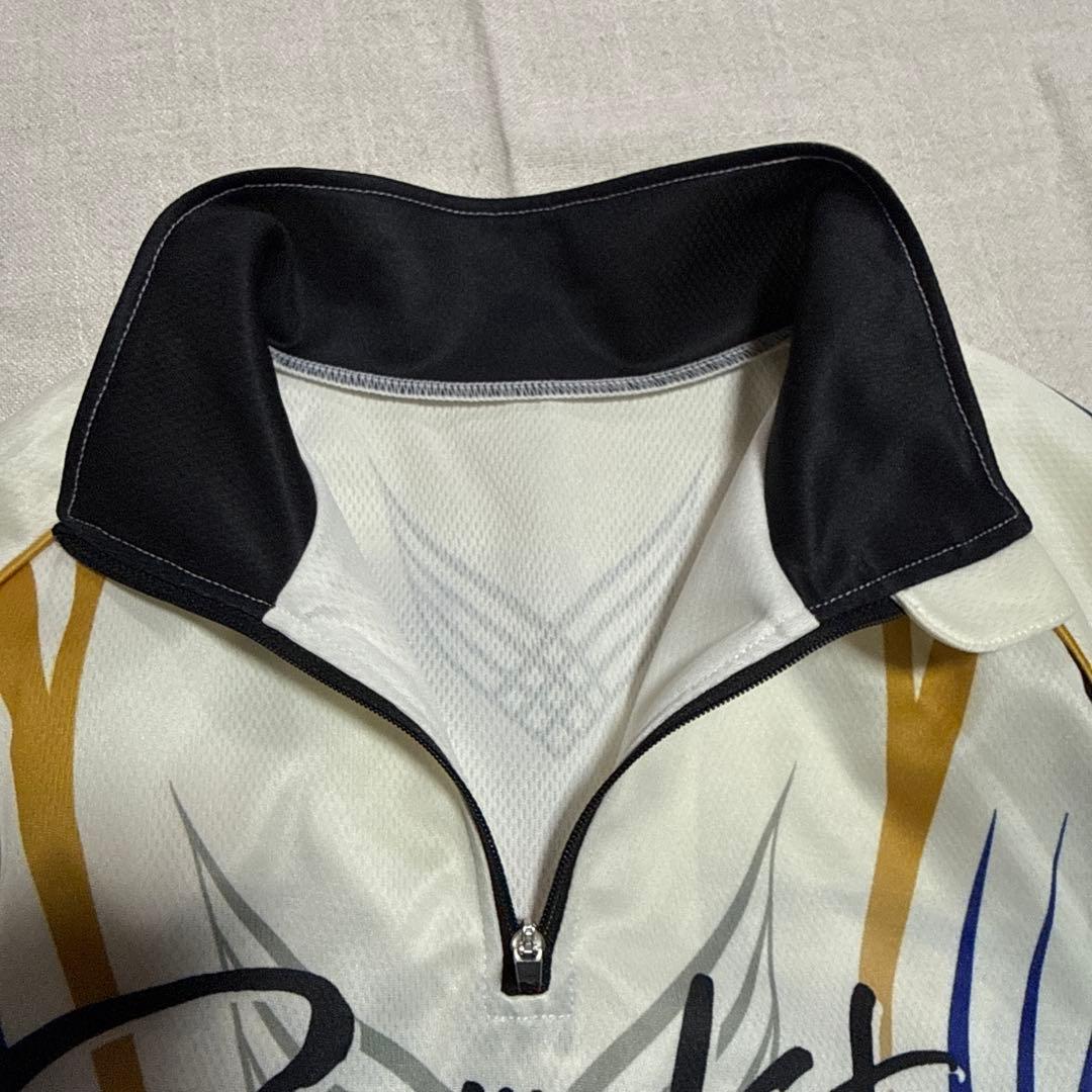 【激レア】がまかつ　GM-3503 2WAYプリントジップシャツ ホワイト