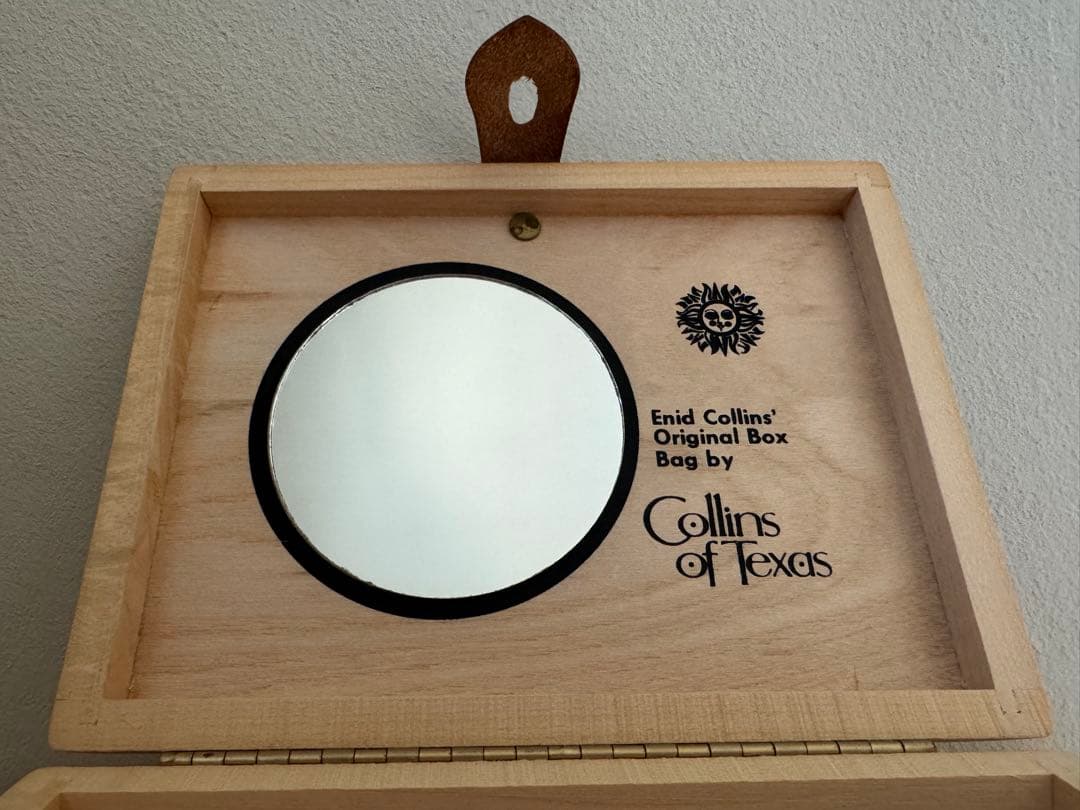 エニッドコリンズ 木製 ハンドバッグ Enid Collins