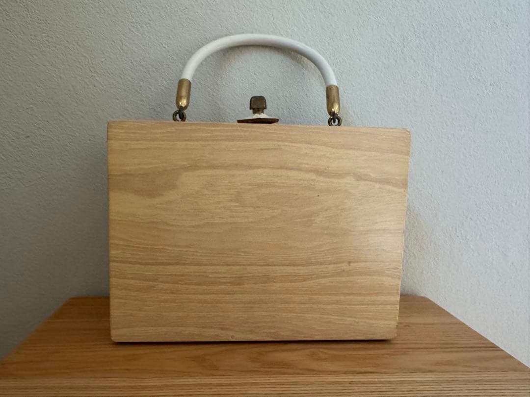 エニッドコリンズ 木製 ハンドバッグ Enid Collins