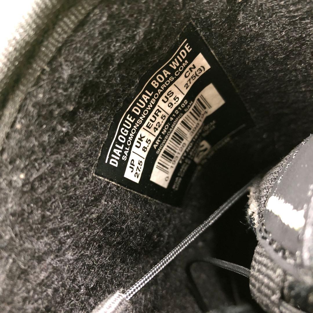 寶SNB-2227 サロモン スノーボードブーツ 27.5cm BOA やや難有