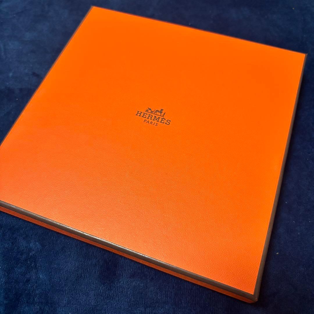 エルメス Hロゴ タオルハンカチ ピンク　新品未使用