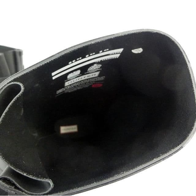 新品ハンターHUNTERレディースレインブーツ・ブラック　UK6-25cm