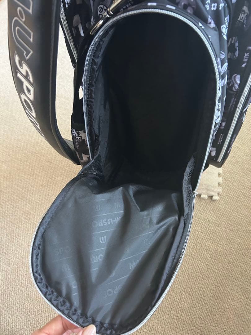 MU SPORTS MUユースポーツキャディーバック　8.5型　ロゴ柄