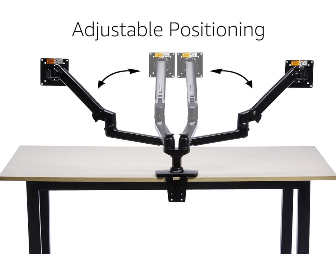 Amazon Basics デュアルモニターアーム2024年製