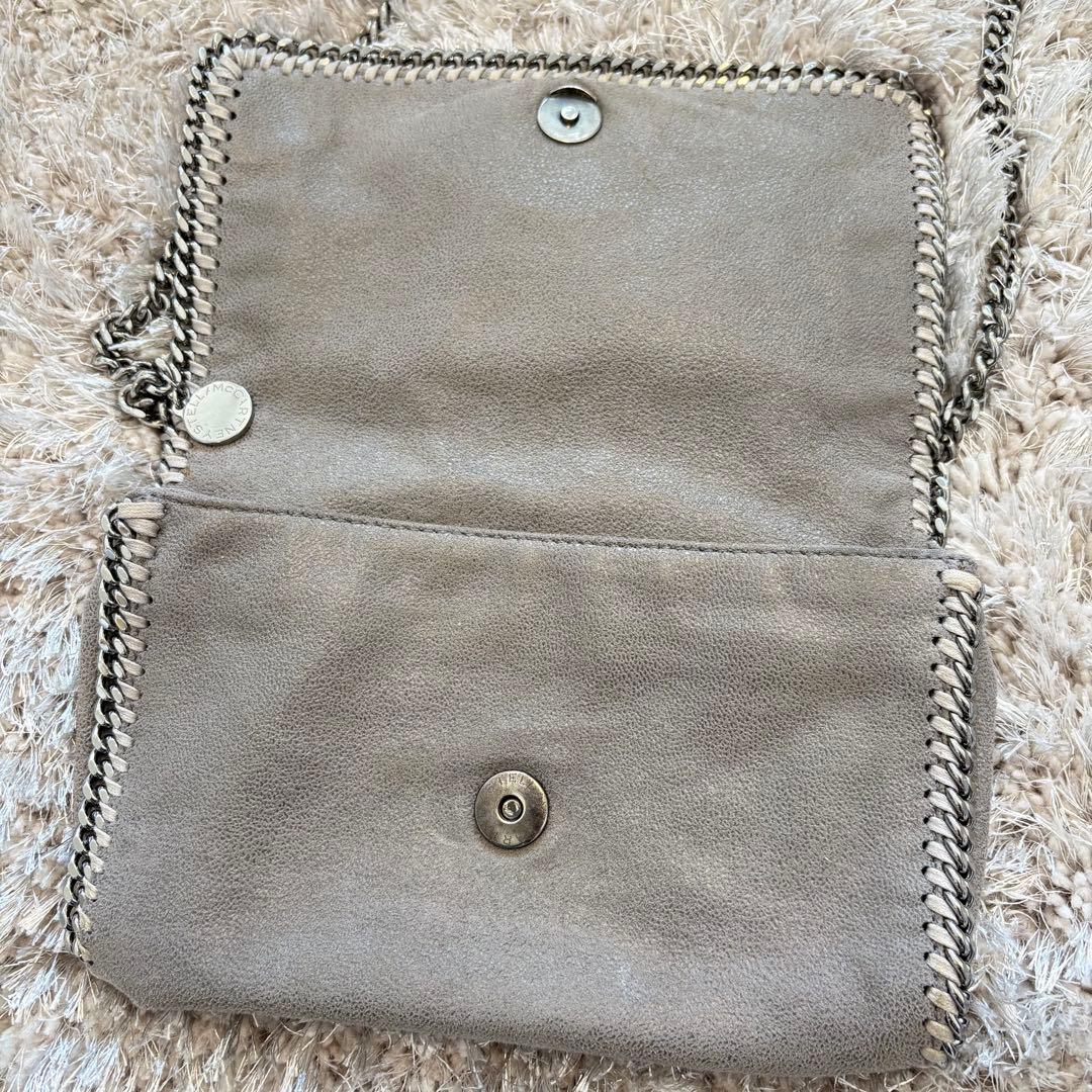 ステラマッカートニー ファラベラ チェーンショルダーバッグ グレー