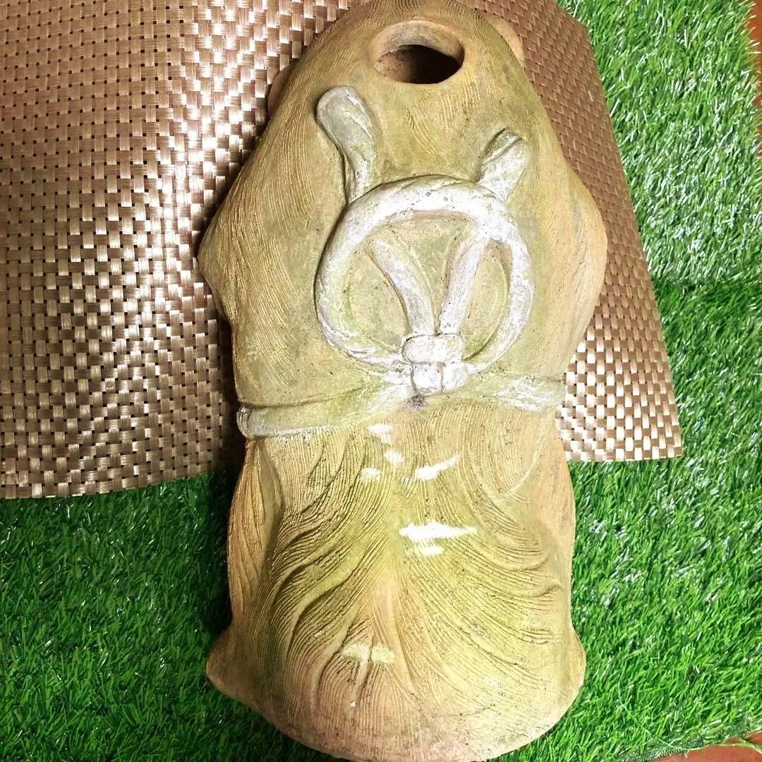 希少 信楽焼き 開運 信楽焼 信楽初期 ヴィンテージ 焼物 置物 正月 飾り