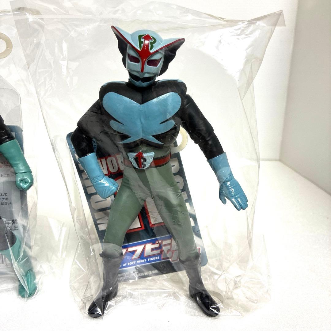 【ソフビ魂 】 仮面ライダー旧1号&バロムワン 2体