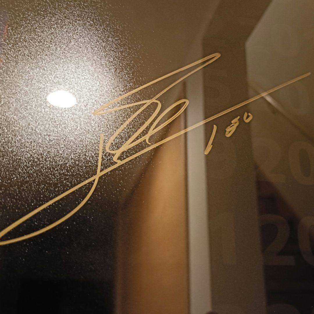 リオネル・メッシ 直筆サイン 写真 バロンドール