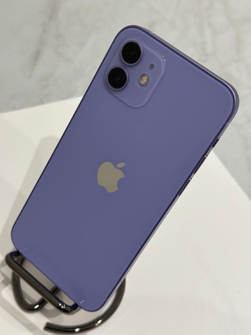 美品iPhone 12 本体 パープル バッテリー86%｜SIMフリー