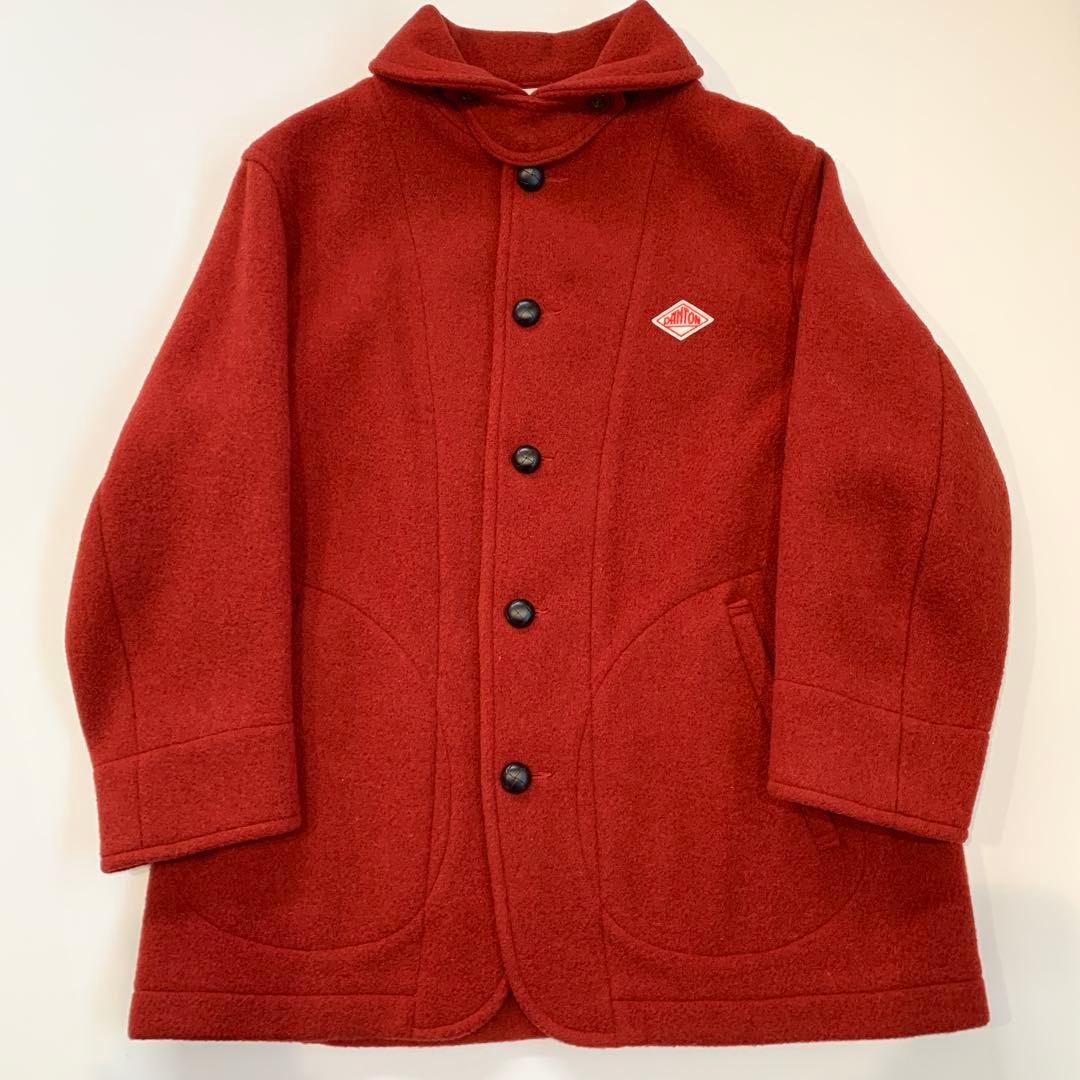 1/31まで値下げ美品DANTONダントンウールモッサ丸襟XL 希少44サイズ